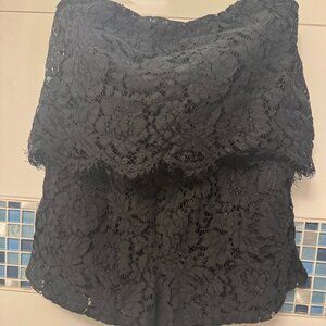 Black Lace Romper (L)